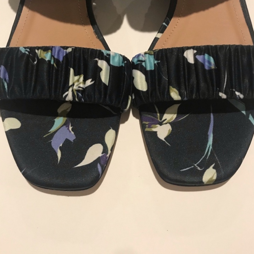 New Lewit Elena Ruched Floral Slides - Picture 5 of 8